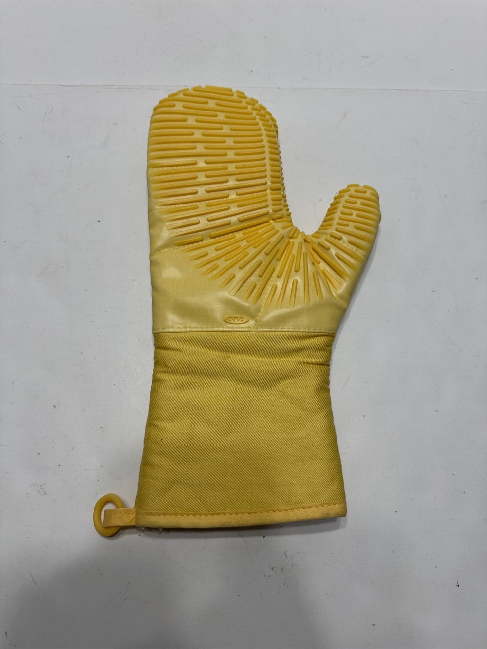 OXO Yellow Quilted Silicone-Grip Oven Mitt